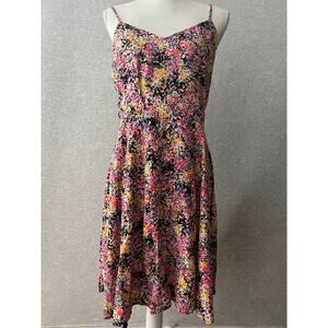 Gap Cami Dress Womens Large Floral Colorful Swing Sundress Feminine